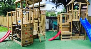 Green Colourbound Surface For Back Garden Play Area - Featured Image